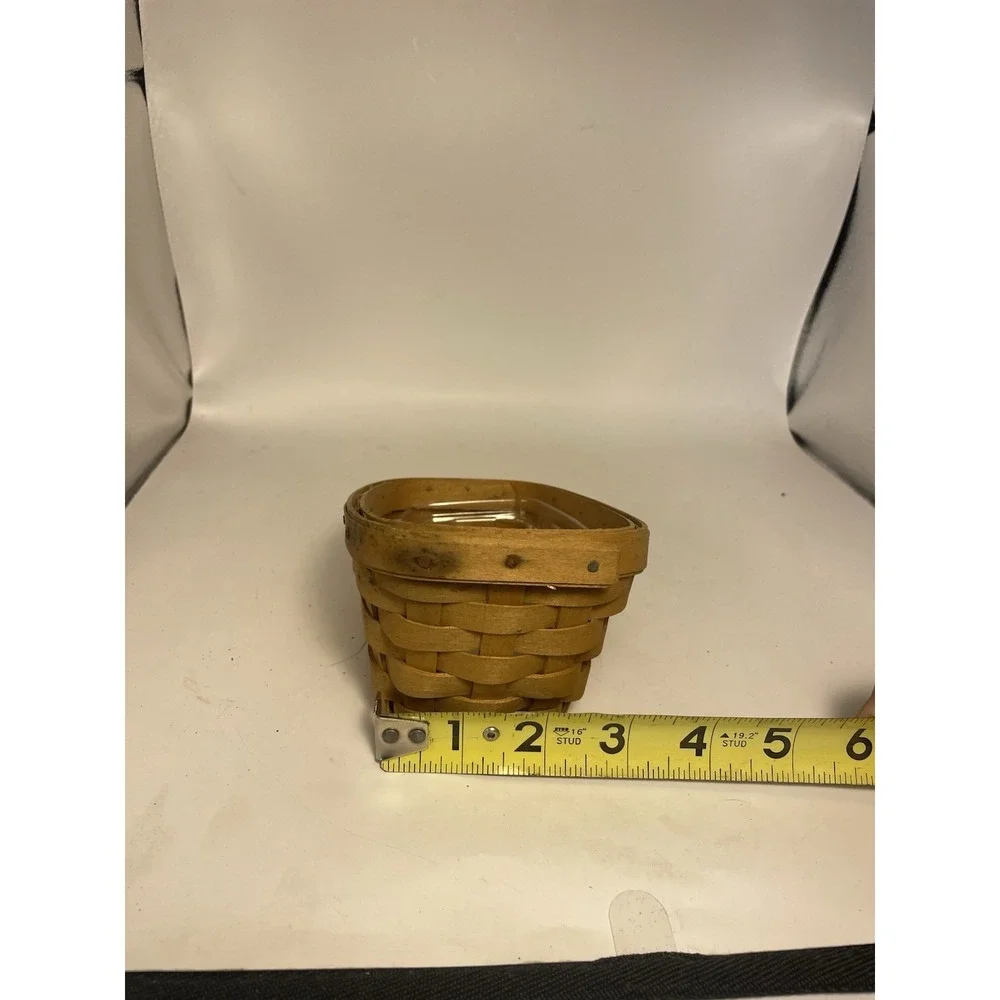 Longaberger Vegetable Slanted Basket - 1997 With Plastic Liner